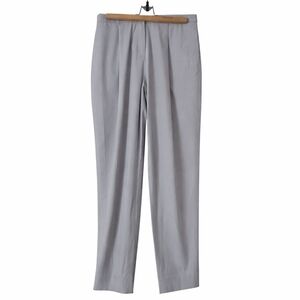 Lafayette 148 Gray Tapered Pull-On Pants Women’s Size 6 Elastic Waist Minimalist